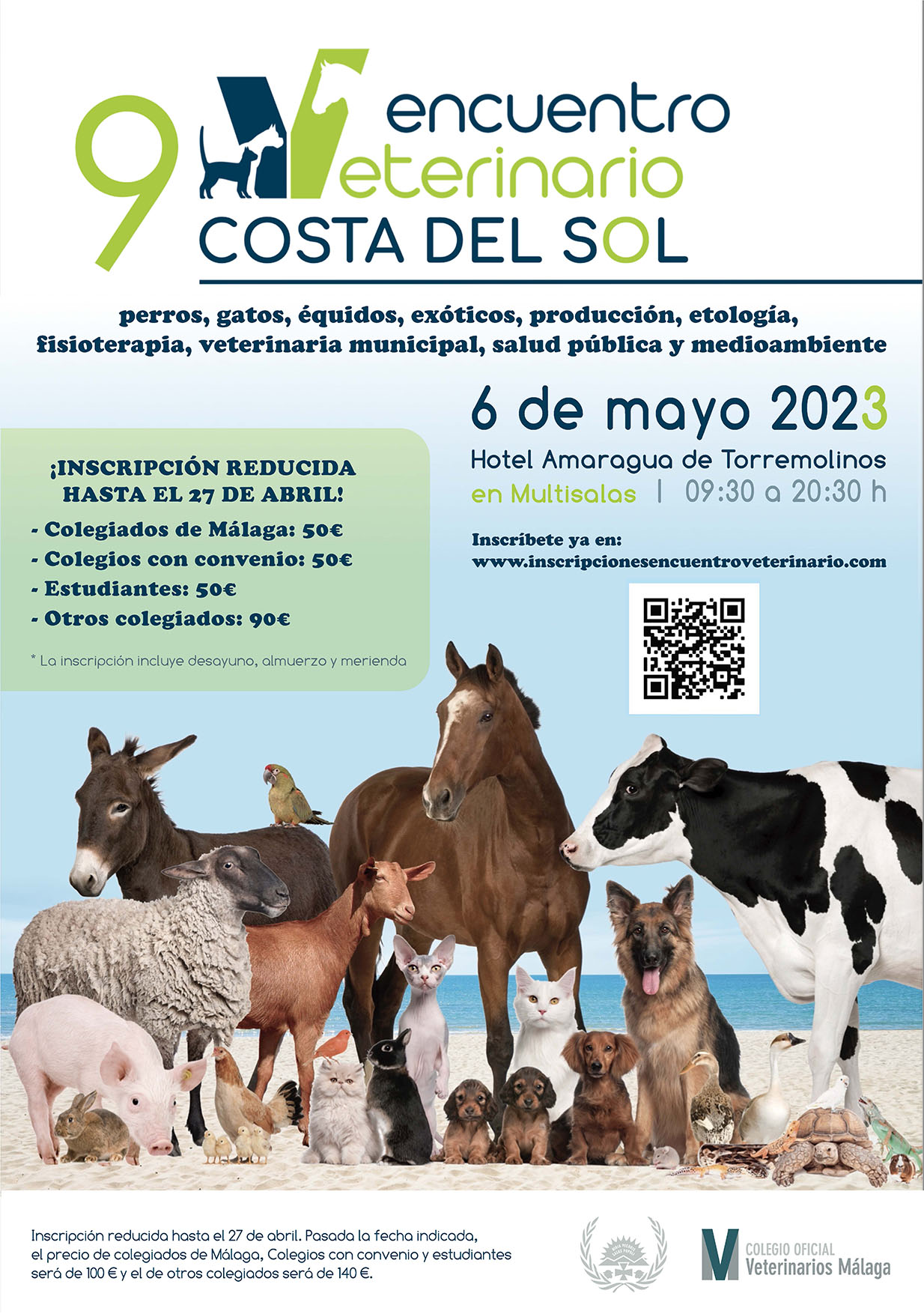 Pets & Vets patrocinador del 9º encuentro veterinario Costa del Sol en colaboración con el Colegio Oficial de Veterinarios de Málaga
